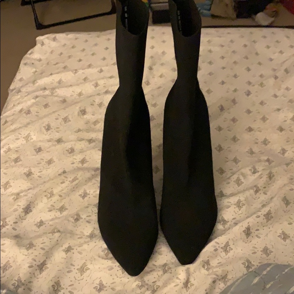 Steve Madden Century  Black Boots.